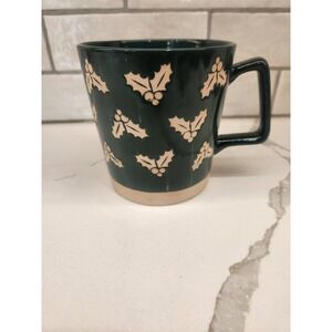Holly‎ Leaf Green Coffee Mug By 10 Strawberry Street Artisan Collection 20oz